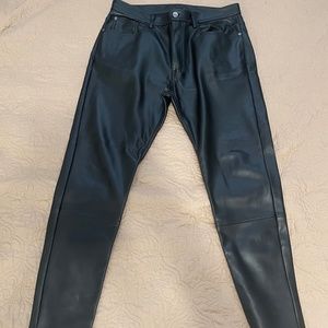Zara Faux Leather Pants